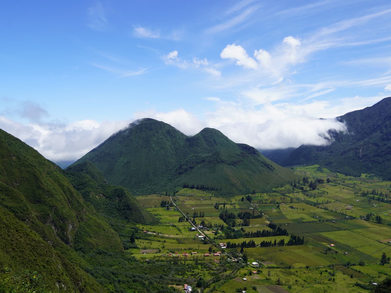 Trail views at Pululahua