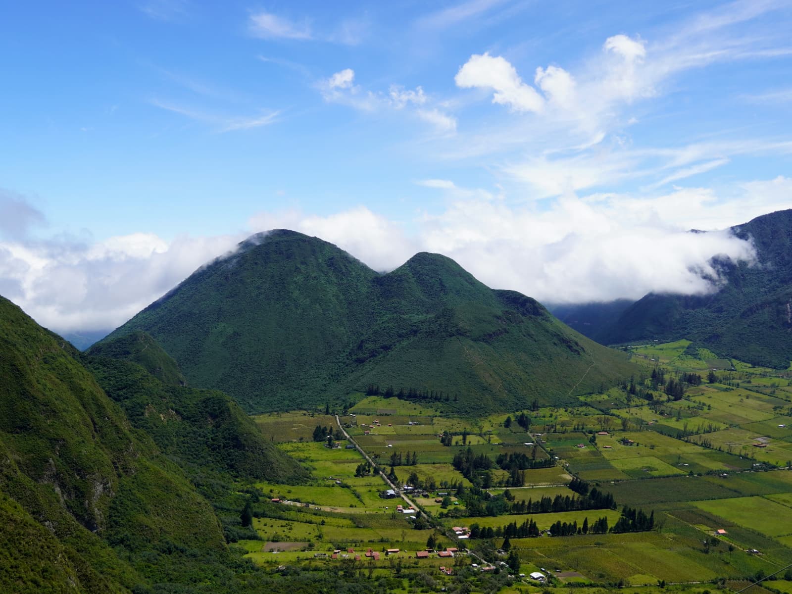Pululahua volcanic caldera